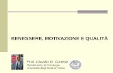 Claudio Cortese, benessere, motivazione e qualità