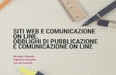 Siti web e comunicazione on line. Obblighi di pubblicazione e comunicazione on line
