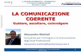Tour Organizzazione ACEF - La Comunicazione Coerente - Alessandro Mattioli