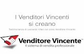 I Venditori Vincenti si creano. Testimonianza di Leonardo Villani