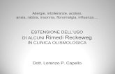 Estensione dell'uso di alcuni Rimedi Reckeweg in clinica olismologica