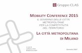 Mobility conference 2015 la città metropolitana di milano