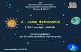 "A... come astronomia" - Le slide del corso svolto all'I.C. A. Gentili