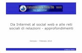 Da internet al social web e alle reti di relazioni sociali (2014)