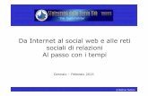 Da Internet al Social Web e alle reti sociali di relazioni (2015)