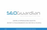 Seo guardian - Report Posizionamento nei motori di ricerca - Centri di Riproduzione assistita