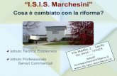 I.S.I.S. Marchesini - Sacile. Cosa cambia con la riforma