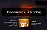 E-commerce e Link Baiting - Claudio Fiorentino @ Convegno GT 2014
