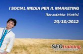 Social Media per il Marketing - SEO Training Palermo - 20 Ottobre 2012