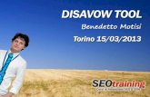Disavow Tool - SEO Training Torino - 15 Marzo 2013