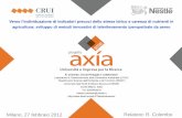 Progetto Axia - Indicatori stress idrico - 27.02.2012