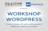 Creare un sito web con Wordpress