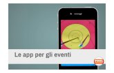 Le App per gli eventi