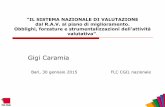 Materiale seminario FLC-CGIL su sistema nazionale di valutazione - Bari, 30.1.2015