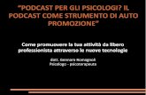 Autopromozione per psicologi  il caso del podcast - Gennaro Romagnoli