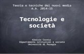 4 Tecnologie e società