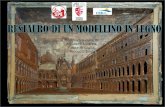 Restauro  modellino in legno del cortile interno del Palazzo Ducale di Venezia