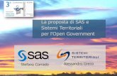 La proposta di SAS e Sistemi Territoriali per l'Open Government