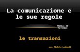 Comunicazione A.T: Le transazioni