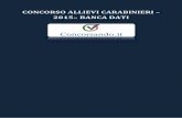 Concorso Allievi Carabinieri 2015 - Banca Dati