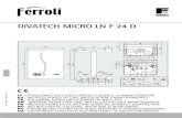 Manual ferroli divatech micro ln f24