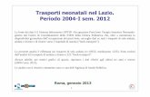 Trasporti neonatali nel Lazio