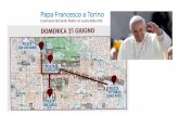 La visita di papa Francesco a Torino: le mappe dei percorsi