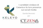 I candidati sindaco di Catania e la loro presenza sui social media