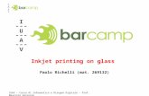 Presentazione Iuavcamp - Stampa su vetro