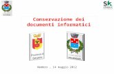 Presentazione pratica della gestione, archiviazione e conservazione dei documenti in un piccolo comune: Valgoglio
