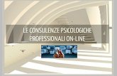 Consulenze psicologiche online professionali