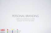 Presonal branding: La lettera di presentazione