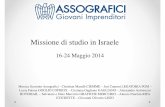 Assografici - Missione Israele - 16/24 Maggio - Viaggio nella stampa 2.0