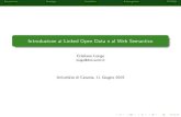 Introduzione ai Linked Open Data e al Web Semantico