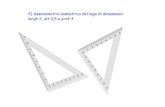 Assonometria isometrica del pezzo lego 2x0.5x4