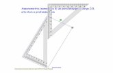 Isometria pezzo lego di dimensioni 0,5x2x4