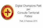 Digital Champions Patti per Consulte Territoriali Pattesi