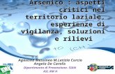 Arsenico nel Lazio