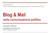 Blog & Mail nella comunicazione politica