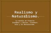 Realismo y naturalismo