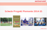 Progetti attivi ActionAid in Piemonte - ottobre 2014