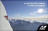 La protezione solare in alta montagna