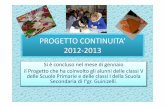 Prog. continuità 2012  13