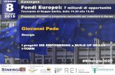 Presentazione progetti europei Sinergie (Convegno Tecnopolo di Reggio Emilia 08/05/2015)