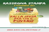 Colletta Alimentare 2011, rassegna stampa 05-11-2011