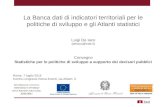 Luigi De Iaco - La Banca dati di indicatori territoriali per le politiche di sviluppo e gli Atlanti statistici