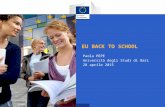 2015 Back to school - Università degli studi di Bari - Aprile 2015
