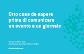 Otto cose da sapere prima di comunicare un evento a un giornale - Perugia, 15 aprile 2015 - International Journalism Festival #ijf15