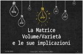 Matrix volume/variety