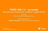 TYPO3 CMS 7.3 - le novita